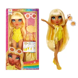 Modes lelle Rainbow High Swim & Style Sunny dzeltena