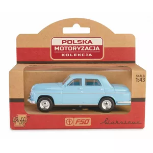 Механическая игрушечная машина Daffi Warszawa 223 синяя - модель K-566