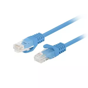 LANBERG networking cable U/UTP Cat5e PCU6-10CC-0200-B, 2 m, blue, U/UTP, CCA conductors, 26 AWG