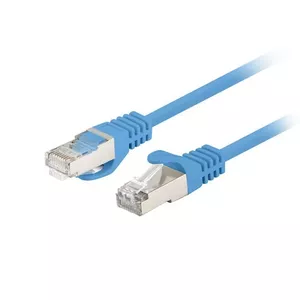 Patchcord, LANBERG, PCF6-20CC-0100-B, RJ45, Cat.6, 1M, Blue