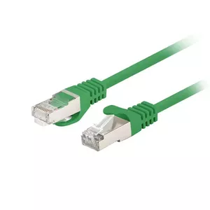 Патч-корд LANBERG PCF6-20CC-0025-G RJ45 Cat.6 U/UTP 0,25 м зелёный, CCA 26 AWG, 250 МГц