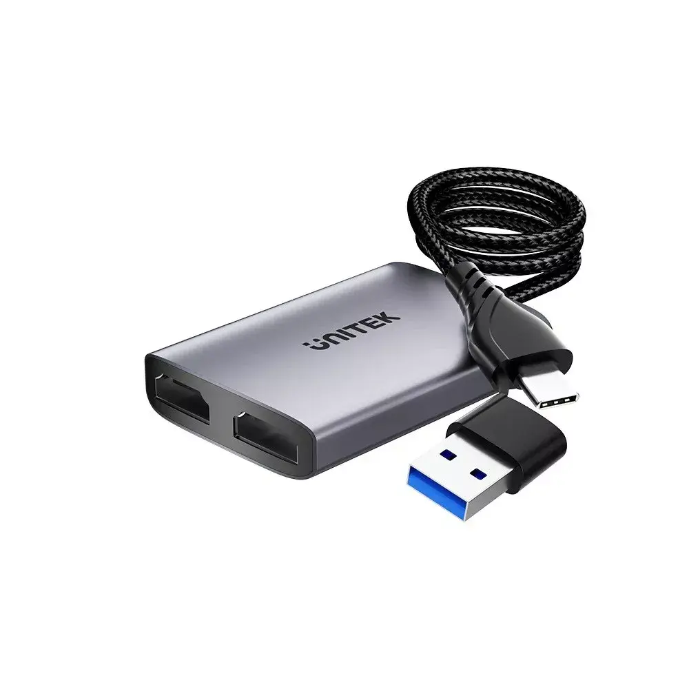 Unitek V1427A01 USB-C/USB-A to 2× HDMI MST adapter Photo 2