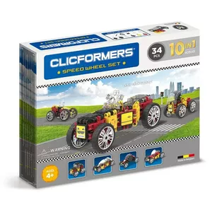 Construction Toy Set Clics CLICFORMERS Bricks Vehicles 34 pieces 803001