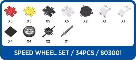 Clics CLICFORMERS Bricks Vehicles 34 шт. 803001 Photo 2