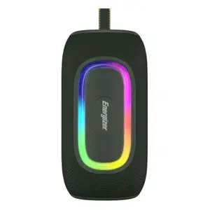 Portable/party speaker Energizer BTS163 — 16 W RMS, Bluetooth, Li‑Ion 1800 mAh, MicroSD, multi‑colour illumination, black