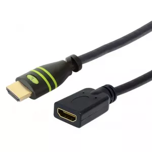 HDMI Extension Cable Techly ICOC-HDMI-4-EXT002 4K 30Hz 0.2m Male to Male