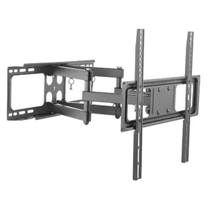 TV mount/stand TECHLY ICA-PLB 344STY for 32–55" screens, VESA 200x200–400x400, tilt -15–5°, swivel ±60°, max load 40 kg, black