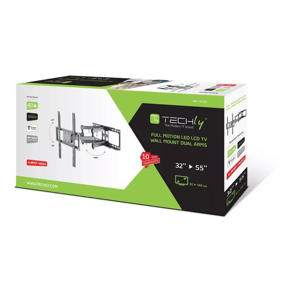 TV mount TECHLY ICA-PLB 344STY for 32–55" Photo 2