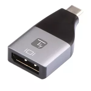 USB graphics adapter Techly IADAP USBC-DP4K 3840 x 2160 pixels Black Silver