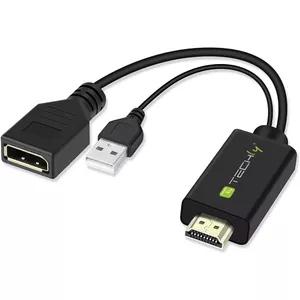 Video Signal Converter Techly ICOC HDMI-DP12A 4096x2160 120Hz