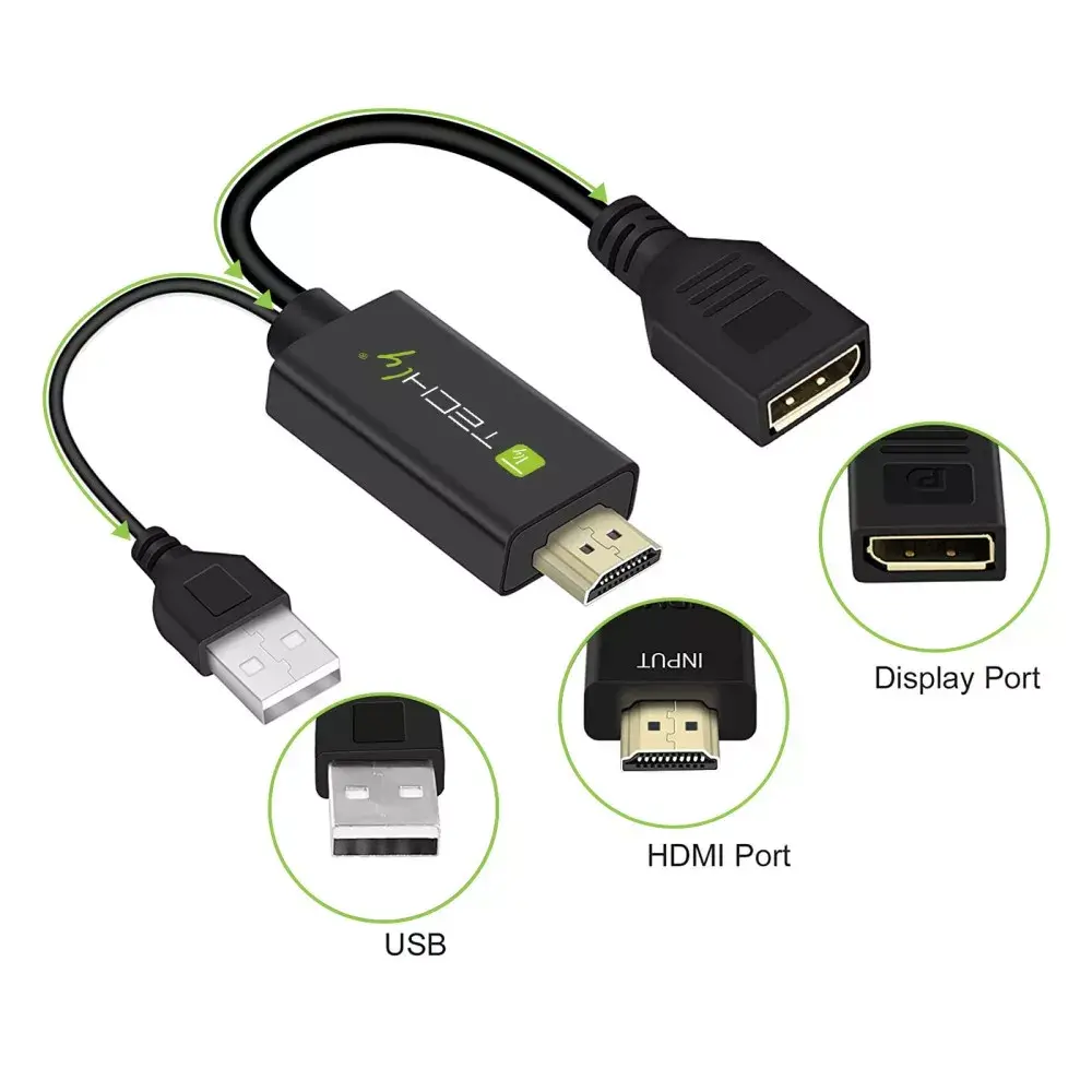 Video Signal Converter Techly ICOC HDMI-DP12A Photo 2