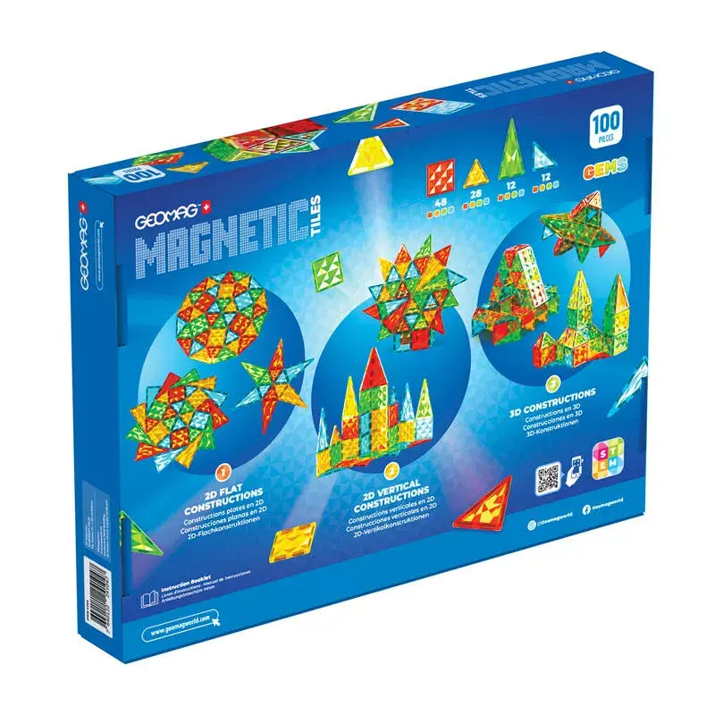 Магнитный конструктор Geomag Gems 100 Photo 2