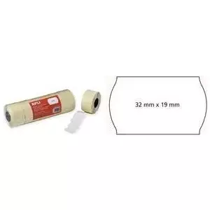 Cenu etiķetes agipa 100927 pašlīmējošas 32 x 19 mm 2 rindiņas