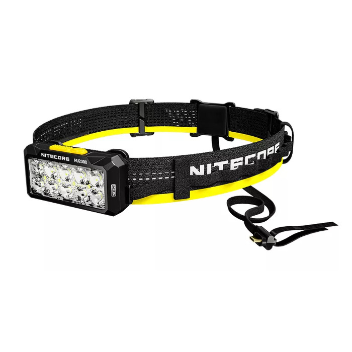 Nitecore HU2000 kabatas baterija Melns, Dzeltens