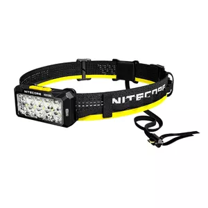 Nitecore HU2000 kabatas baterija Melns, Dzeltens Pieres lukturis LED