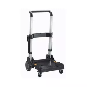 Flatbed trolley DeWalt DWST1-71196 — metal/plastic, 490mm width, 150 kg capacity, foldable, 4 wheels