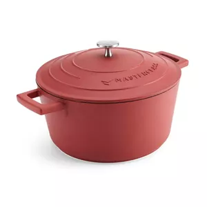 Casserole Masterclass GB40MCMCRD24RED 4 L Red Aluminum, stainless-steel base, oven-safe to 200°C