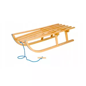 Wooden sledge Springos SAN002 90x32 cm — wooden runner sled 90×32 cm
