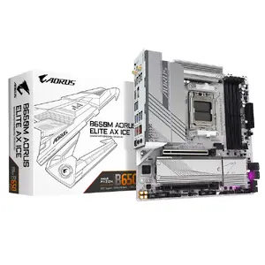 Motherboard GIGABYTE B650M AORUS ELITE AX ICE, AMD B650, Socket AM5, Micro ATX