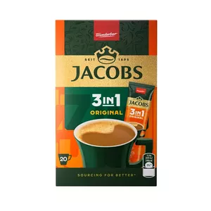 Instant coffee mix Jacobs 3in1 252g (20 sachets x 12.6g) - Jacobs 3in1