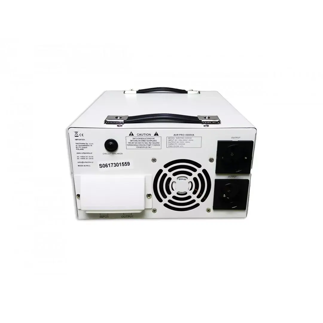 Volt Polska AVR PRO 5000 Voltage Stabilizer Photo 3