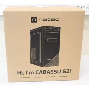 Datora korpuss Natec Cabassu G2 Midi Tower Melns