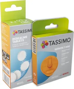 Дисковая таблетка для очистки Tassimo T-Disc 17001491, одноразовый чистящий диск для кофемашин