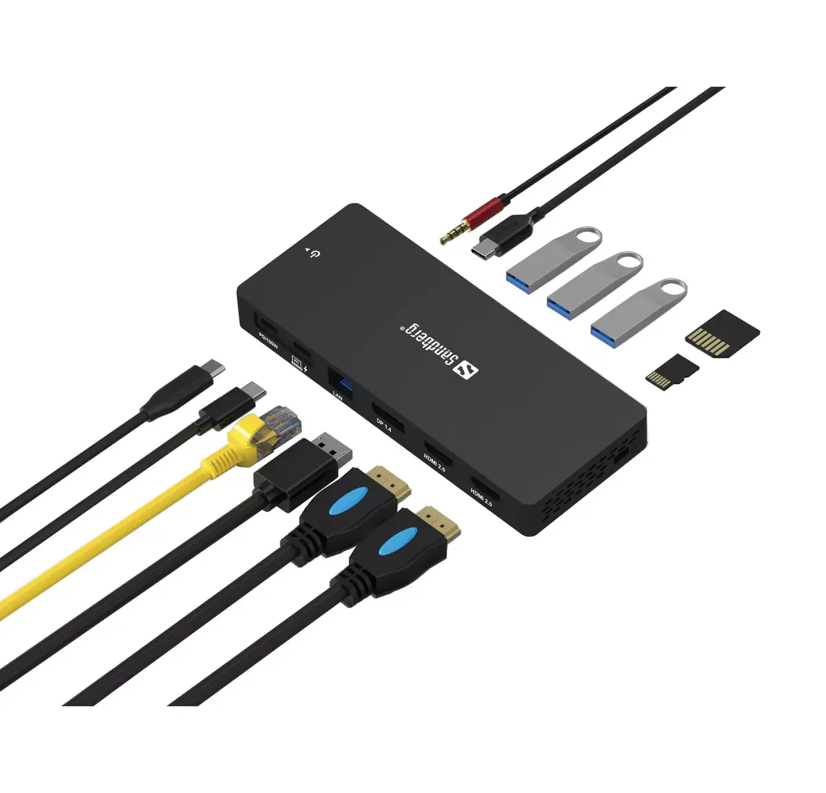 Sandberg USB-C 13in1 DockingStation Pro Photo 3