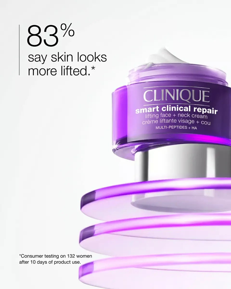 Day & night cream Clinique Smart Clinical Repair Lifting Face + Neck Cream Photo 2