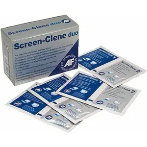 Салфетки для экранов AF Screen-Clene Duo 20 шт — влажные и сухие салфетки для дисплеев