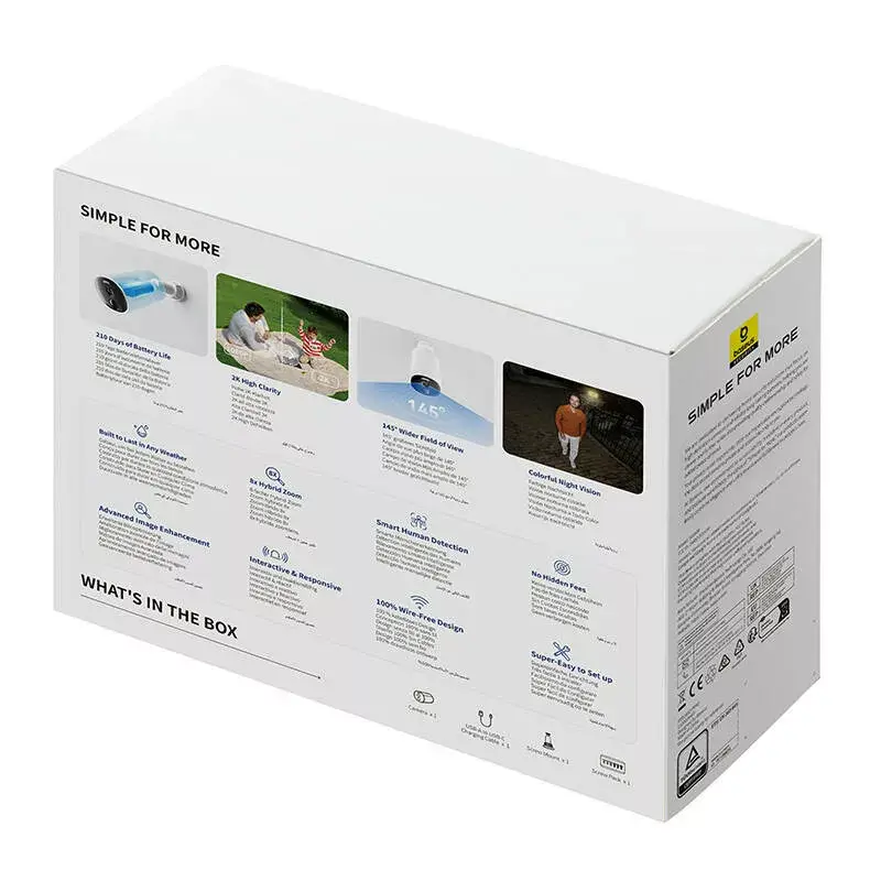 Surveillance Camera Baseus B1 2k Outdoor Photo 7