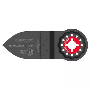 Diamond-coated Starlock blade Hikoki MSA32FHT — Starlock mount, straight cutting diamond grit