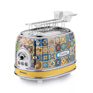 Toaster Ariete 0155/0P 2 slice 815 W Multicolour Yellow