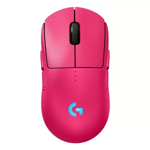Игровая амбидекстрная мышь Logitech G PRO 2 LIGHTSPEED — оптическая RF беспроводная, 32000 DPI, 8 кнопок, магента