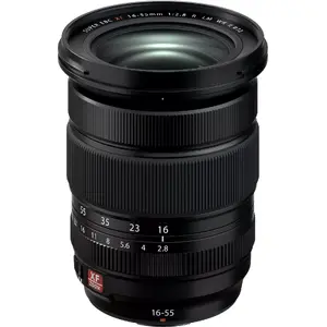 Objektīvs Fujifilm XF16-55mm F2.8 R LM WR II — standarta zoom, pastāvīga f/2.8 atvērums, izturīgs pret laikapstākļiem