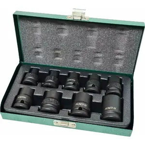 Набор ударных насадок Honiton H4109 — привод 1/2", 9 шт., Torx E8–E24