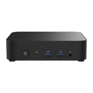 Mini PC barebone ASUS NUC 14 Essential RNUC14MNK1500002 melns — Intel N150, 4 kodoli, DDR5 SO‑DIMM, M.2 līdz 2 TB, Wi‑Fi 6E, 2.5GbE