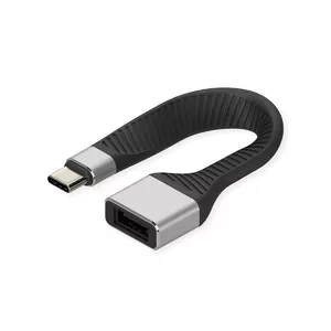 USB Cable ROLINE 11.02.9016 0.11m USB C USB A 3.2 Gen 2 Black