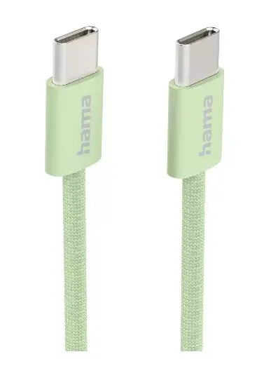 USB кабель Hama Fabric USB 2.0 1м USB C Photo 2