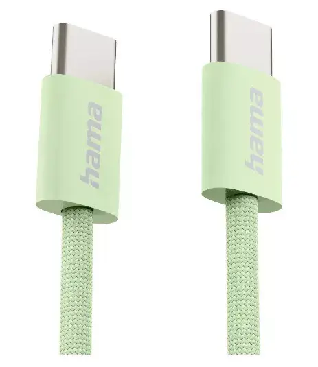 USB кабель Hama Fabric USB 2.0 1м USB C Photo 3