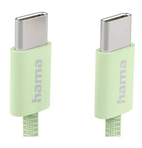 USB кабель Hama Fabric USB 2.0 1м USB C Photo 4