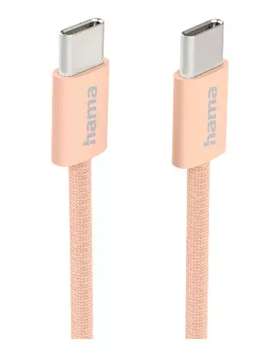 USB кабель Hama Fabric USB 2.0 1 м USB C Photo 2