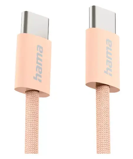 USB кабель Hama Fabric USB 2.0 1 м USB C Photo 3