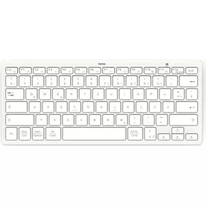 Клавиатура Hama Travel 400 QWERTZ немецкая Bluetooth серый белый