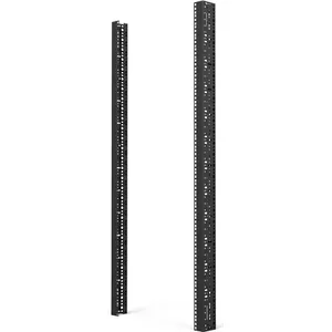 19" angle profile SCHROFF 23130022 for 19-inch racks, universal hole pattern, RAL 7035