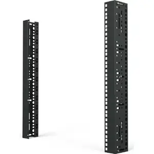 19" Angle Profile SCHROFF 23130028 RAL 7035, universal hole pattern