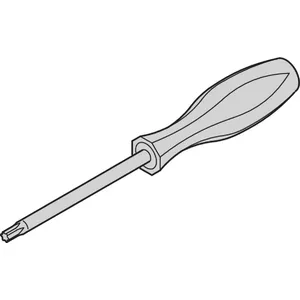 Screwdriver SCHROFF TORX T10 x 80 mm