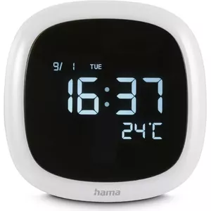 Цифровые будильник Hama Bora Bora белый для внутреннего использования USB