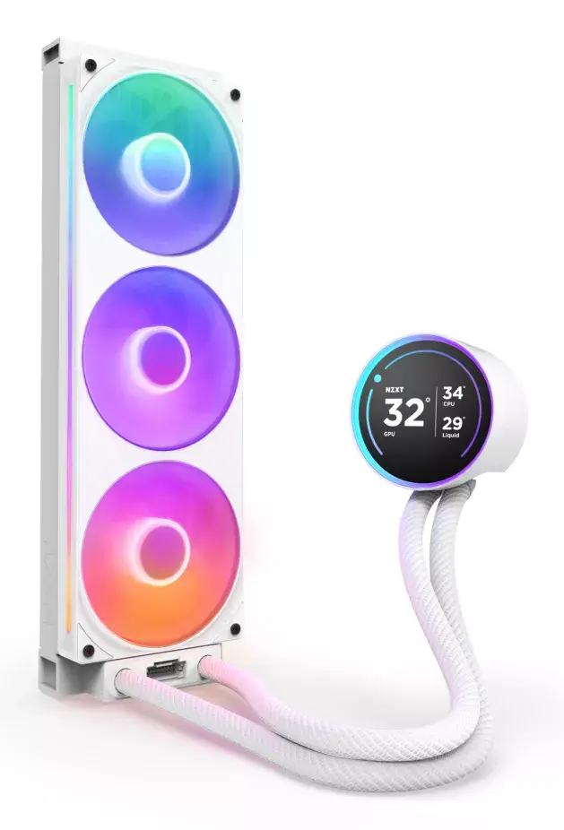Visi vienā šķidruma dzesētājs NZXT Kraken Elite 360 RGB Photo 2
