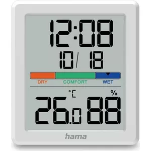 Электронный термометр Hama 00185892 для помещений Цифровой Белый